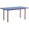 bleu / marron-rouge - 160x82xH74 cm - table TWO-COLOUR - HAY