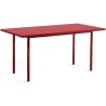 red / maroon-red - 160x82xH74 cm - TWO-COLOUR table - HAY