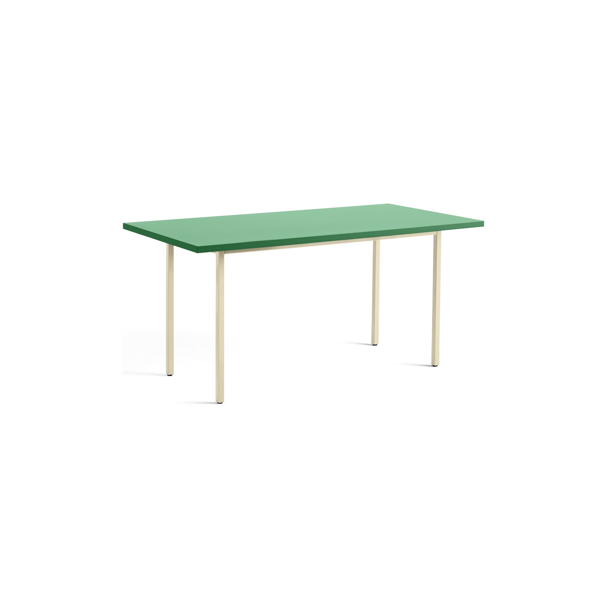 green / ivory - 160x82xH74 cm - TWO-COLOUR table - HAY