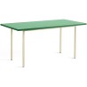 green / ivory - 160x82xH74 cm - TWO-COLOUR table - HAY