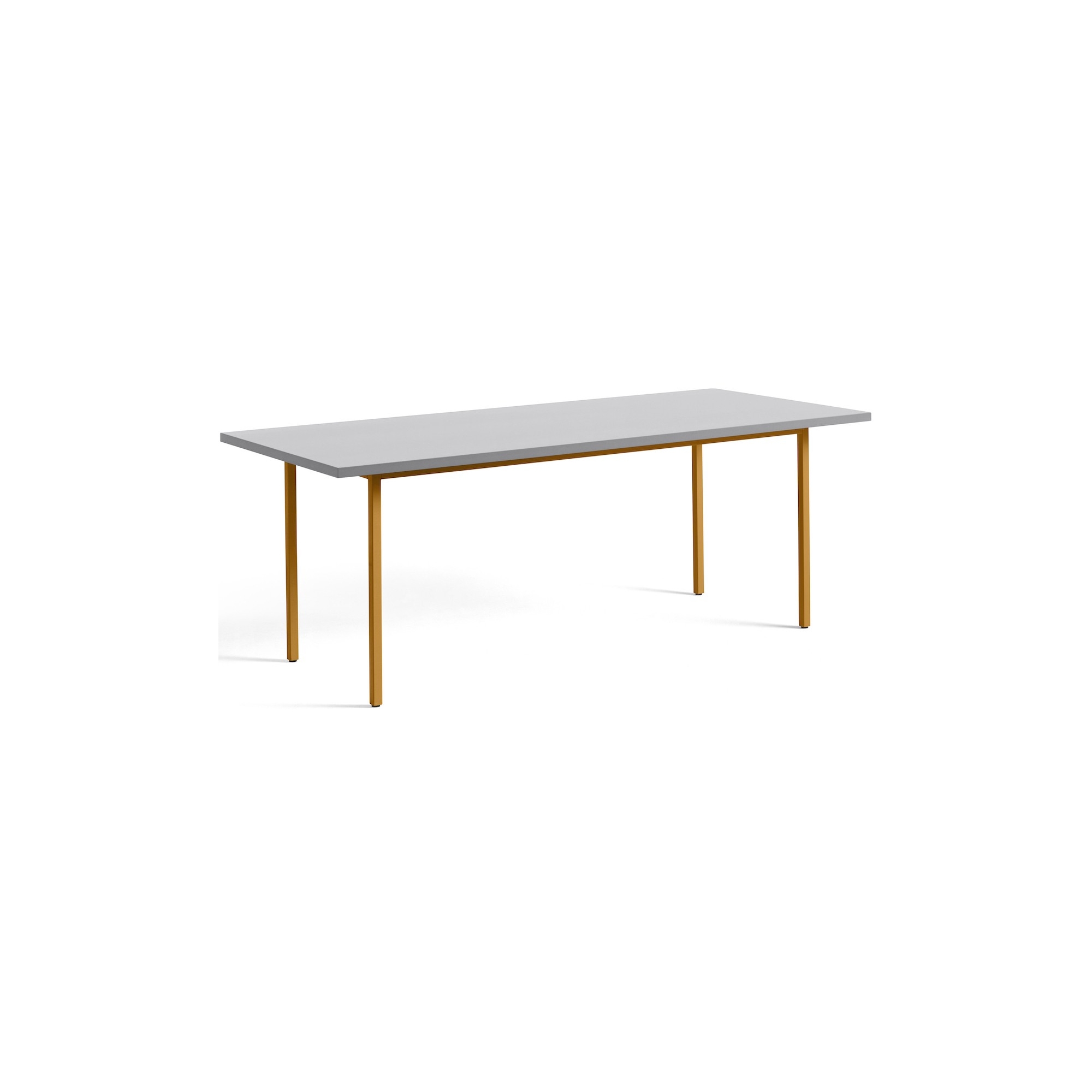 gris clair / ocre - 200x90xH74 cm - table TWO-COLOUR - HAY