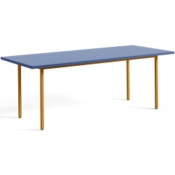 bleu / ocre - 200x90xH74 cm - table TWO-COLOUR - HAY