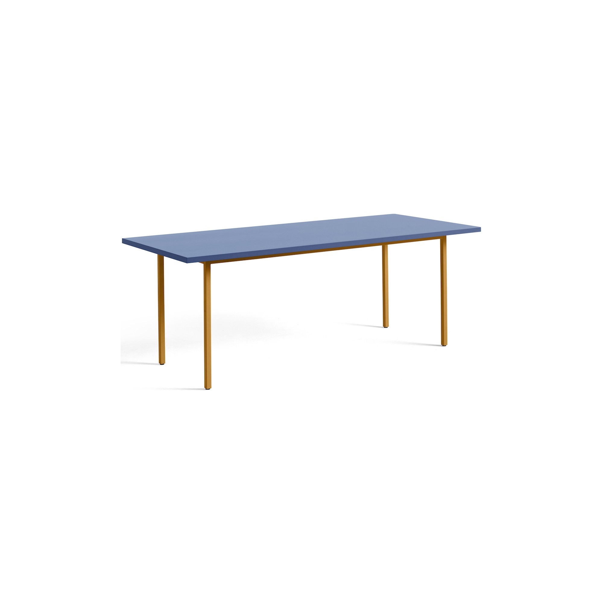 bleu / ochre - 200x90xH74 cm - TWO-COLOUR table - HAY