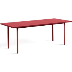 rouge / marron-rouge - 200x90xH74 cm - table TWO-COLOUR - HAY