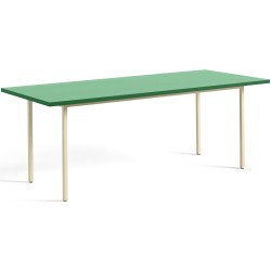 green / ivory - 200x90xH74 cm - TWO-COLOUR table - HAY