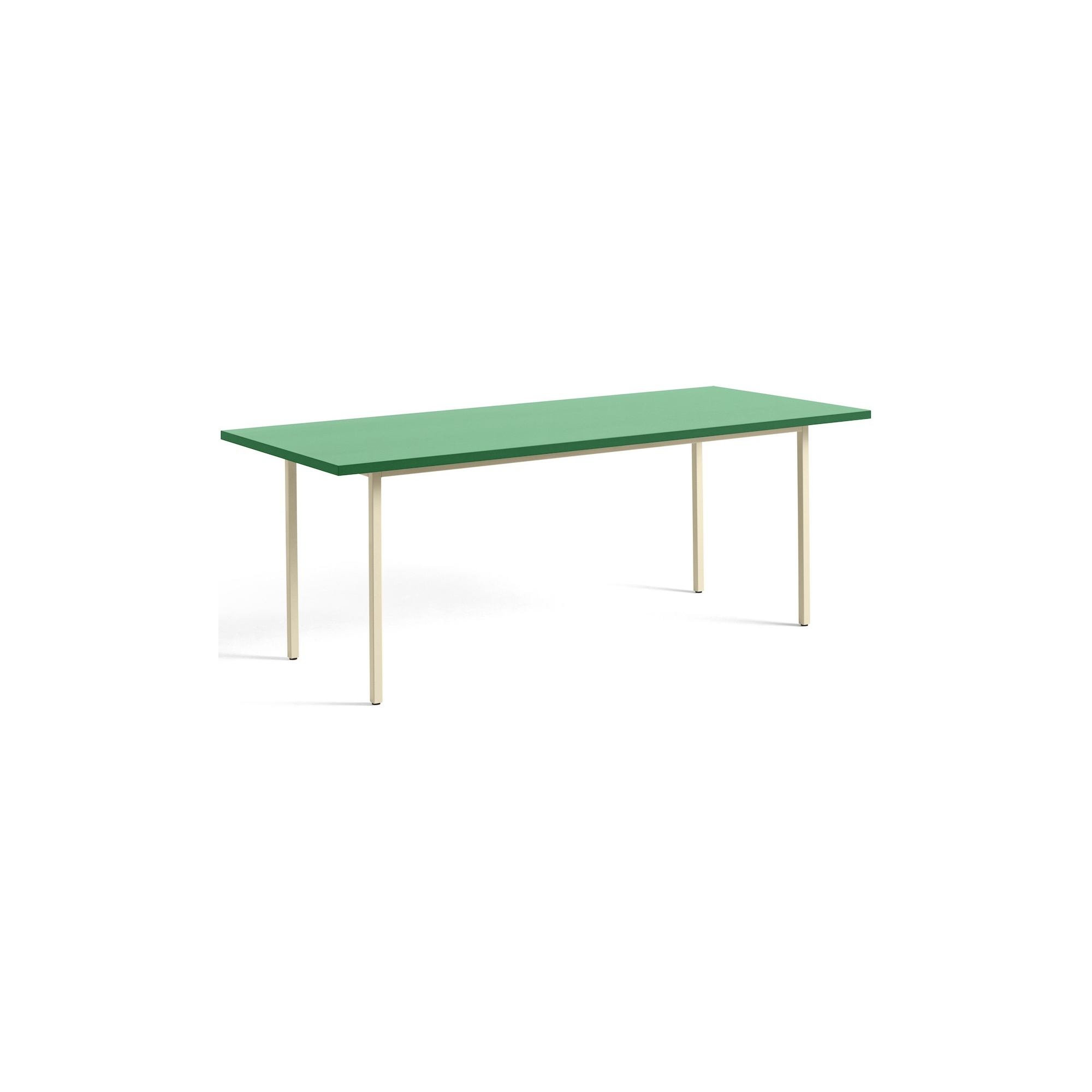 green / ivory - 200x90xH74 cm - TWO-COLOUR table - HAY