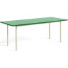 green / ivory - 200x90xH74 cm - TWO-COLOUR table - HAY