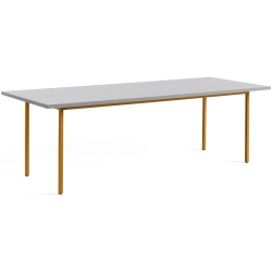 gris clair / ocre - 240x90xH74 cm - table TWO-COLOUR - HAY