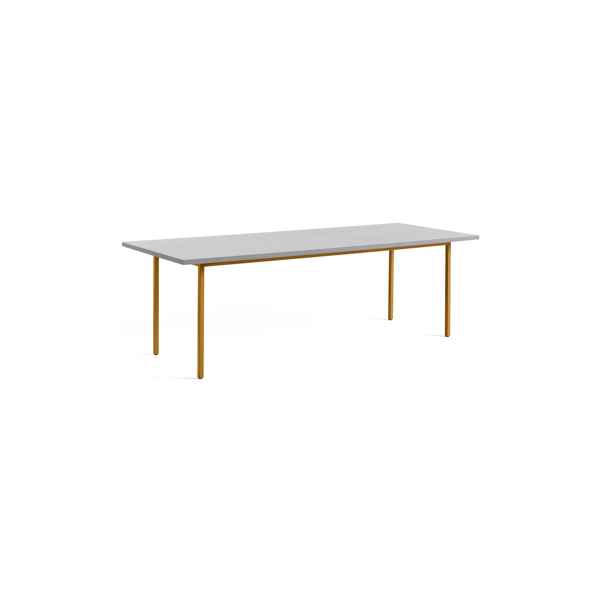 gris clair / ocre - 240x90xH74 cm - table TWO-COLOUR - HAY