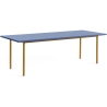 bleu / ocre - 240x90xH74 cm - table TWO-COLOUR - HAY