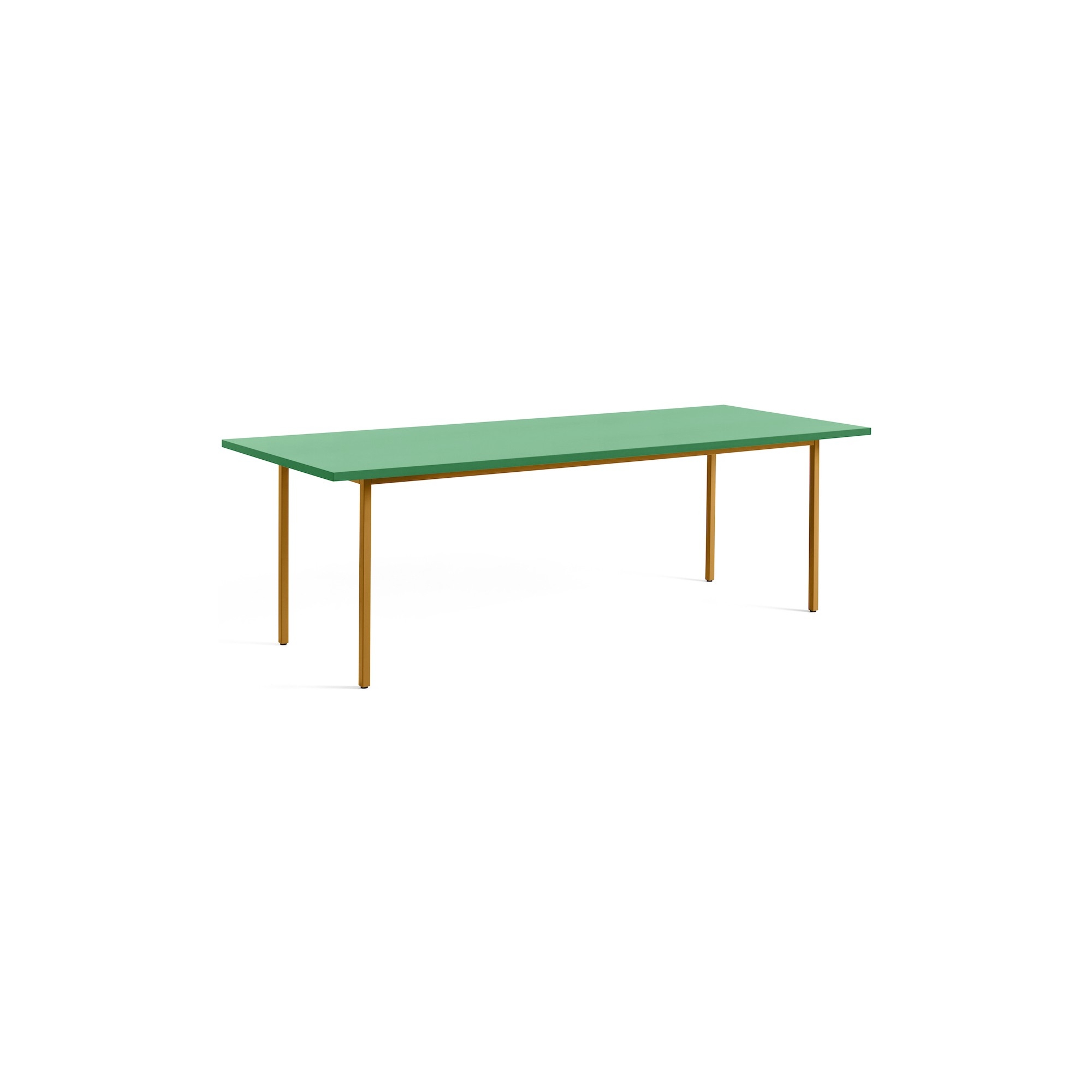 green / ochre - 240x90xH74 cm - TWO-COLOUR table - HAY