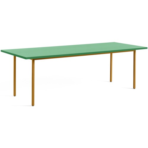 vert / ocre - 240x90xH74 cm - table TWO-COLOUR - HAY