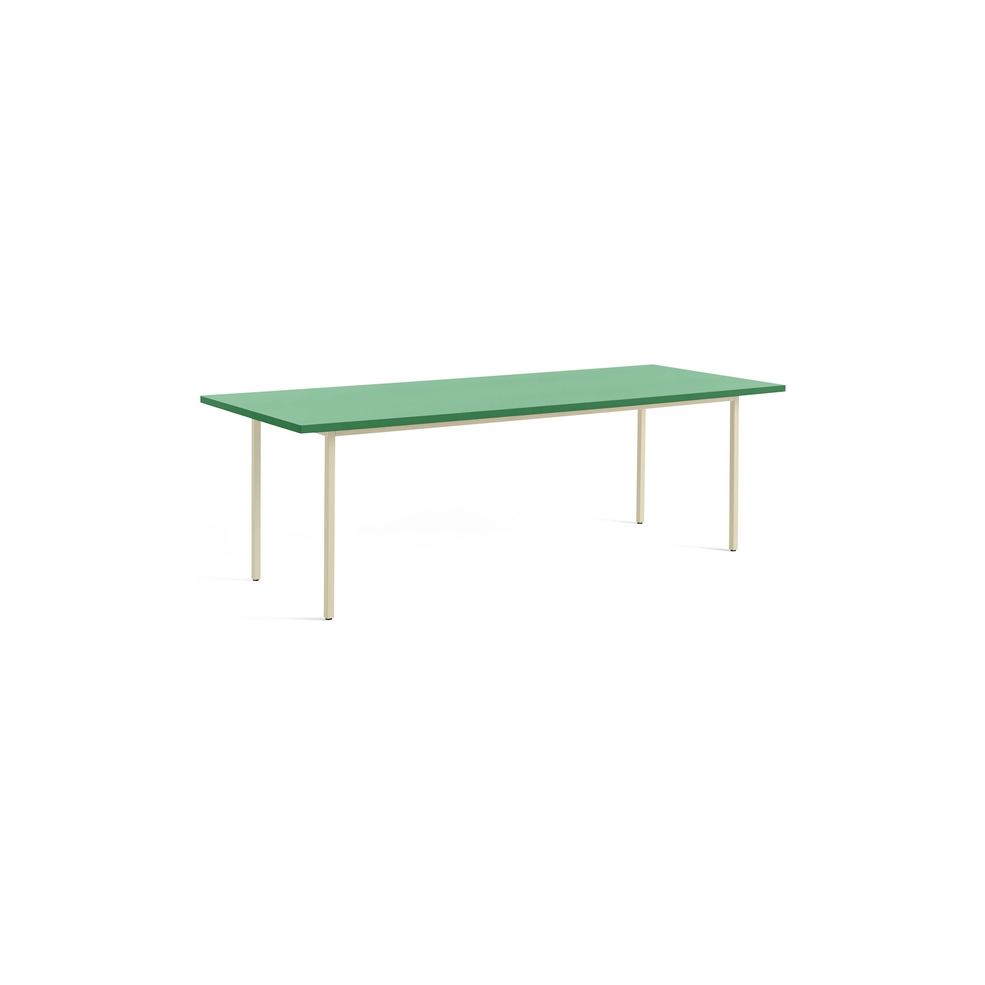 green / ivory - 240x90xH74 cm - TWO-COLOUR table - HAY