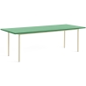 vert / ivoire - 240x90xH74 cm - table TWO-COLOUR - HAY