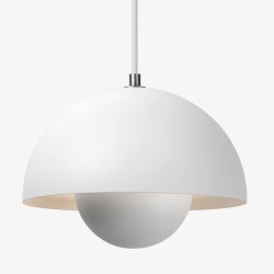 &Tradition – FlowerPot VP1 pendant, matt white