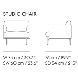 Outline Studio - Fauteuil - Muuto