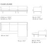 Outline Chaise Longue droite - Muuto