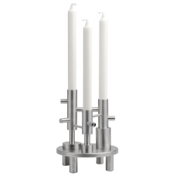 Large candleholder stainless steel - Fritz Hansen - Fritz Hansen