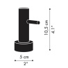 Single 1 steel candleholder - Fritz Hansen - Fritz Hansen