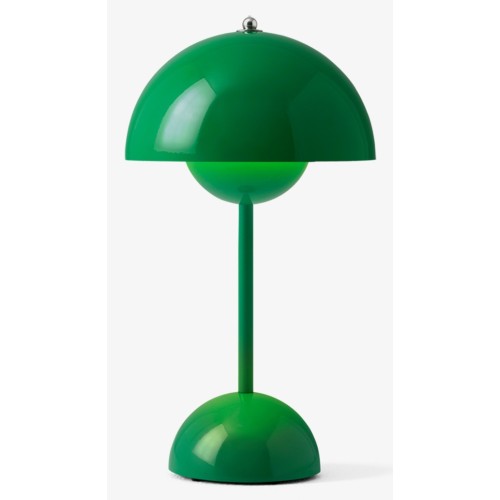 &Tradition – Lampe de table FlowerPot VP9 sans fil, signal green