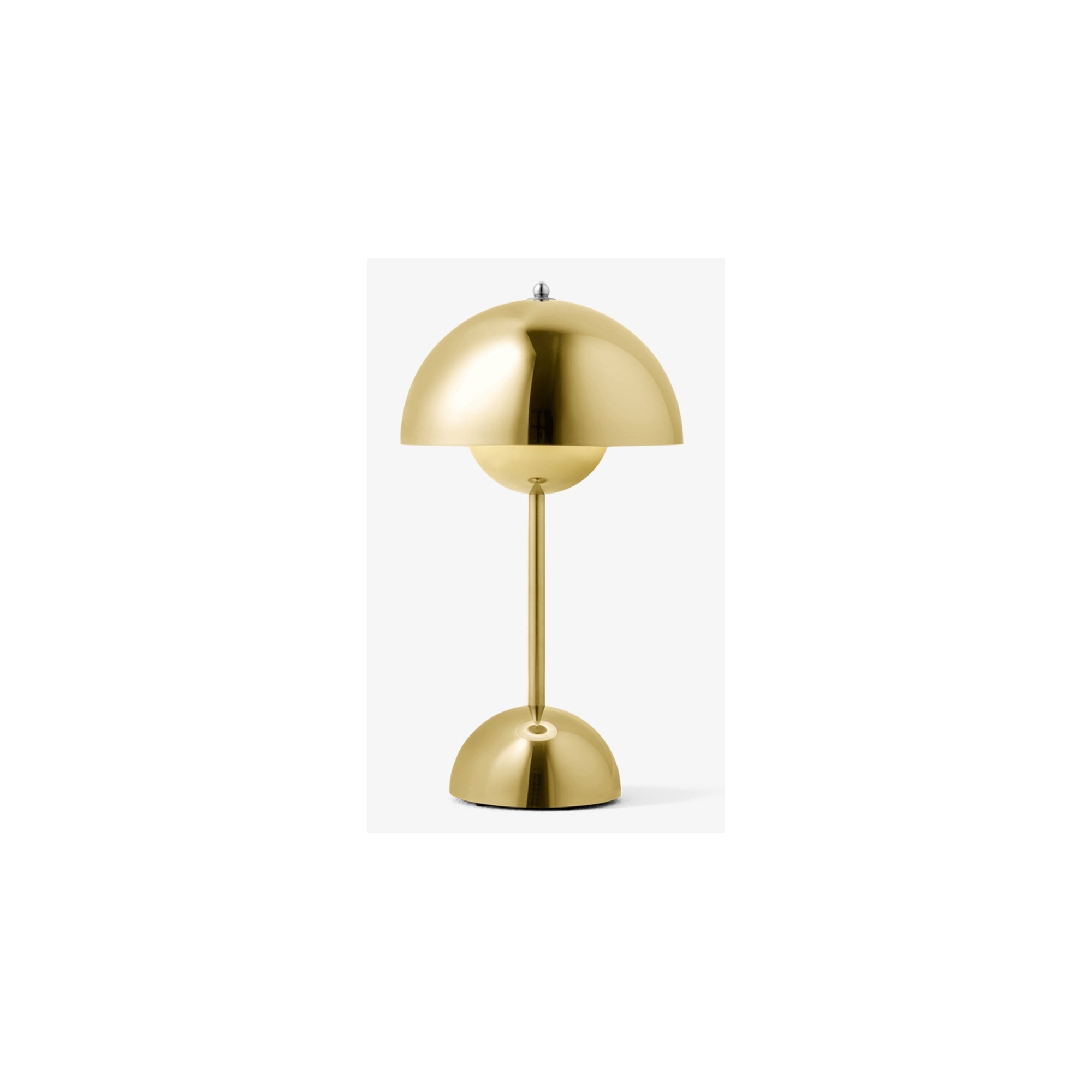 &Tradition – FlowerPot VP9 wireless table lamp, brass plated