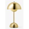 &Tradition – FlowerPot VP9 wireless table lamp, brass plated