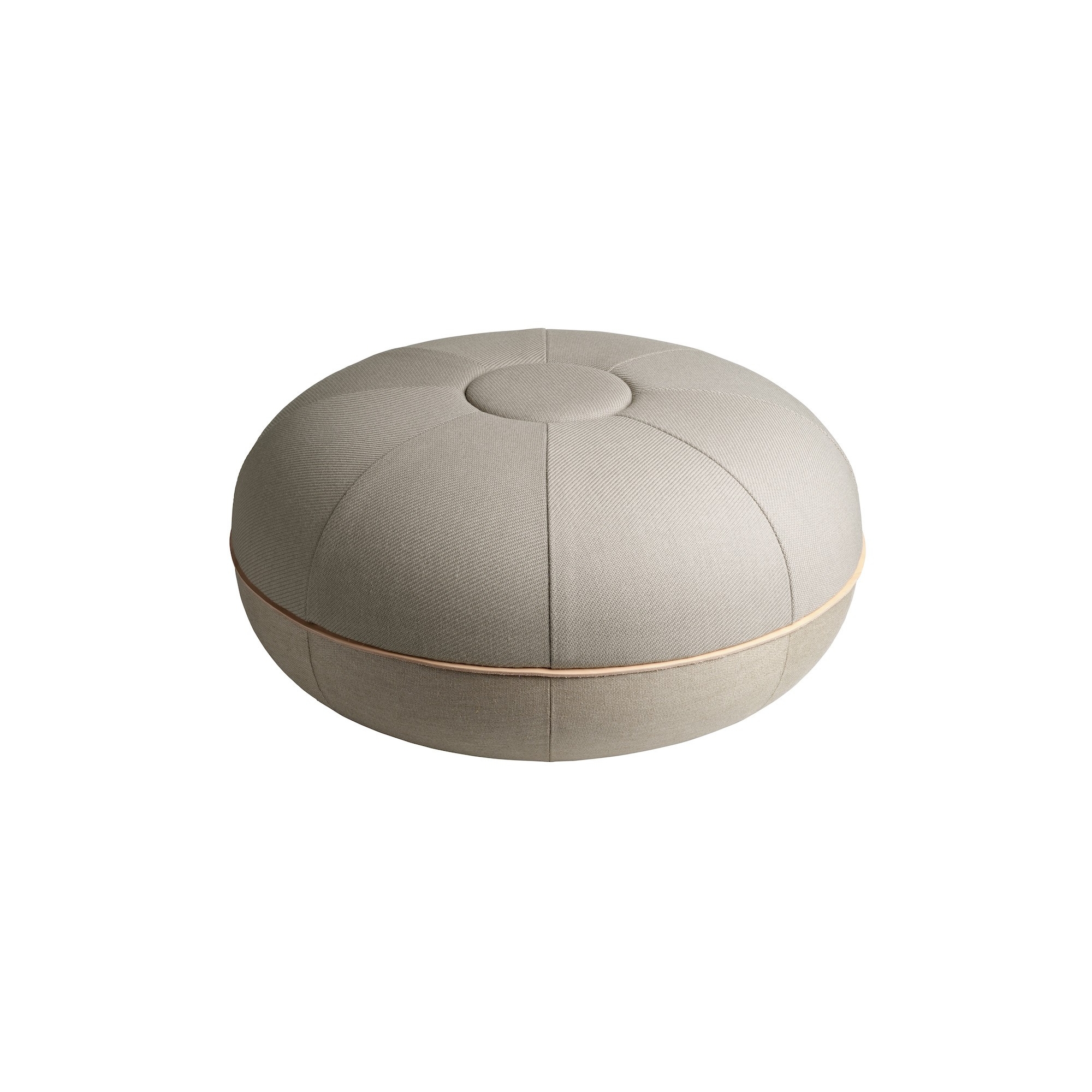 Fritz Hansen Pouf – Ø60 x H29 cm – Twill Weave 230 / Canvas Beige