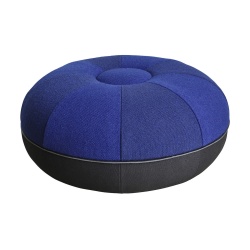 Fritz Hansen Pouf – Ø50 x H24 cm – Hallingdal / Canvas Ultramarine