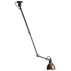 black / round raw copper - Gras 302L - pendant - DCW éditions