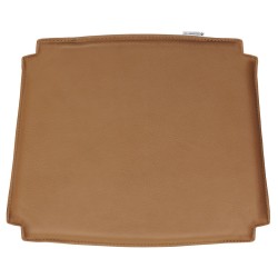 golden brown - Loke 7050 leather - CH23 seat cushion - Carl Hansen & Søn