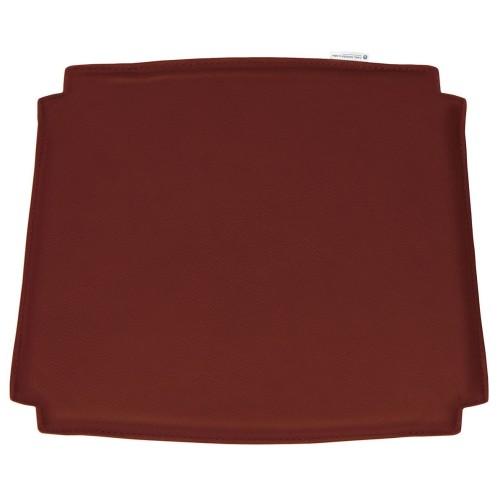 ÉPUISÉ - rouge - cuir Loke 7170 - coussin d'assise CH23 - Carl Hansen & Søn