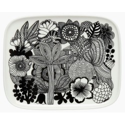 - Marimekko Plate 15x12cm - Oiva / Siirtolapuutarha - 090