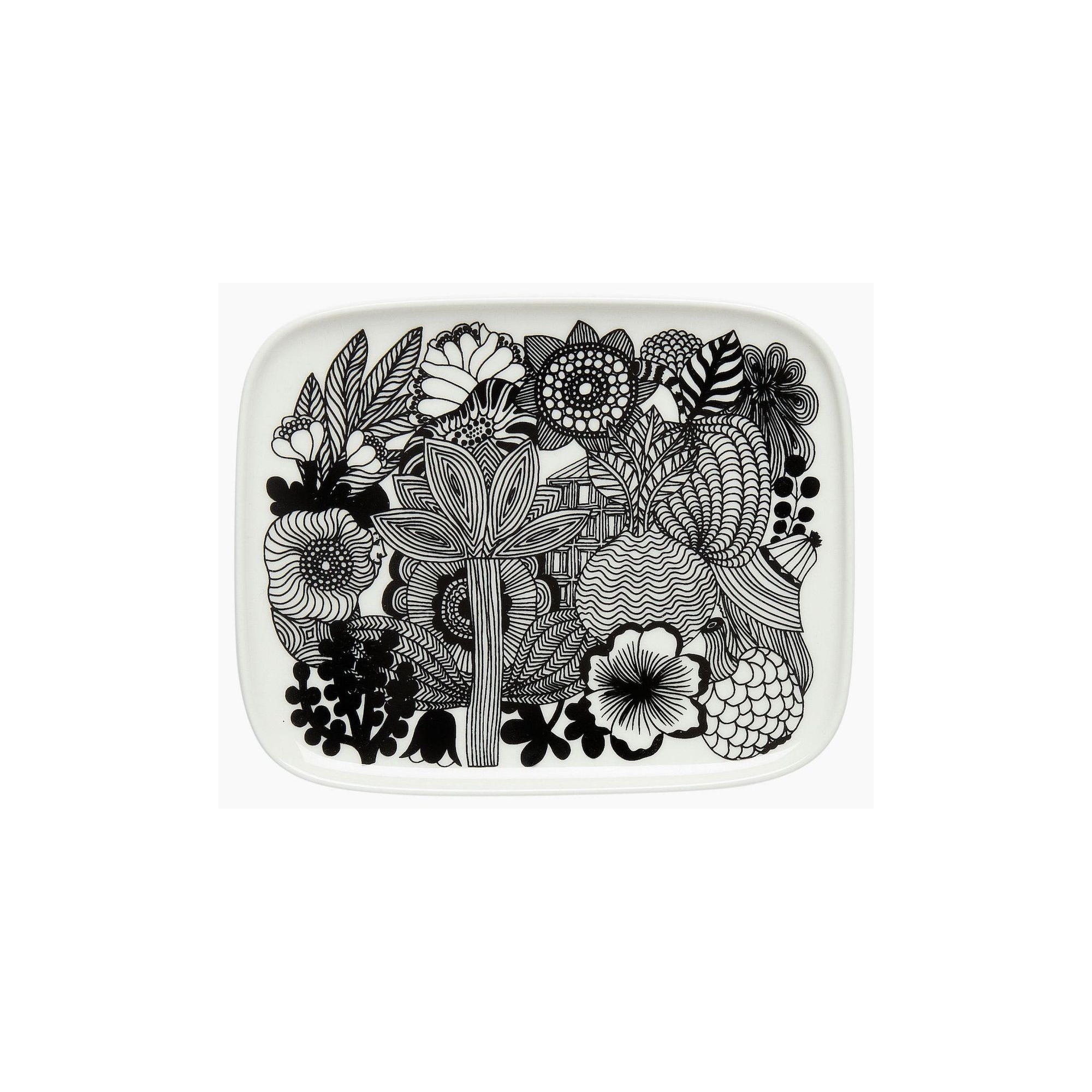 - Marimekko Assiette 15x12cm - Oiva / Siirtolapuutarha - 090