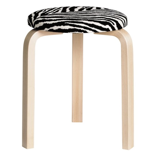 tissu Zebra - Stool 60 classique - Artek