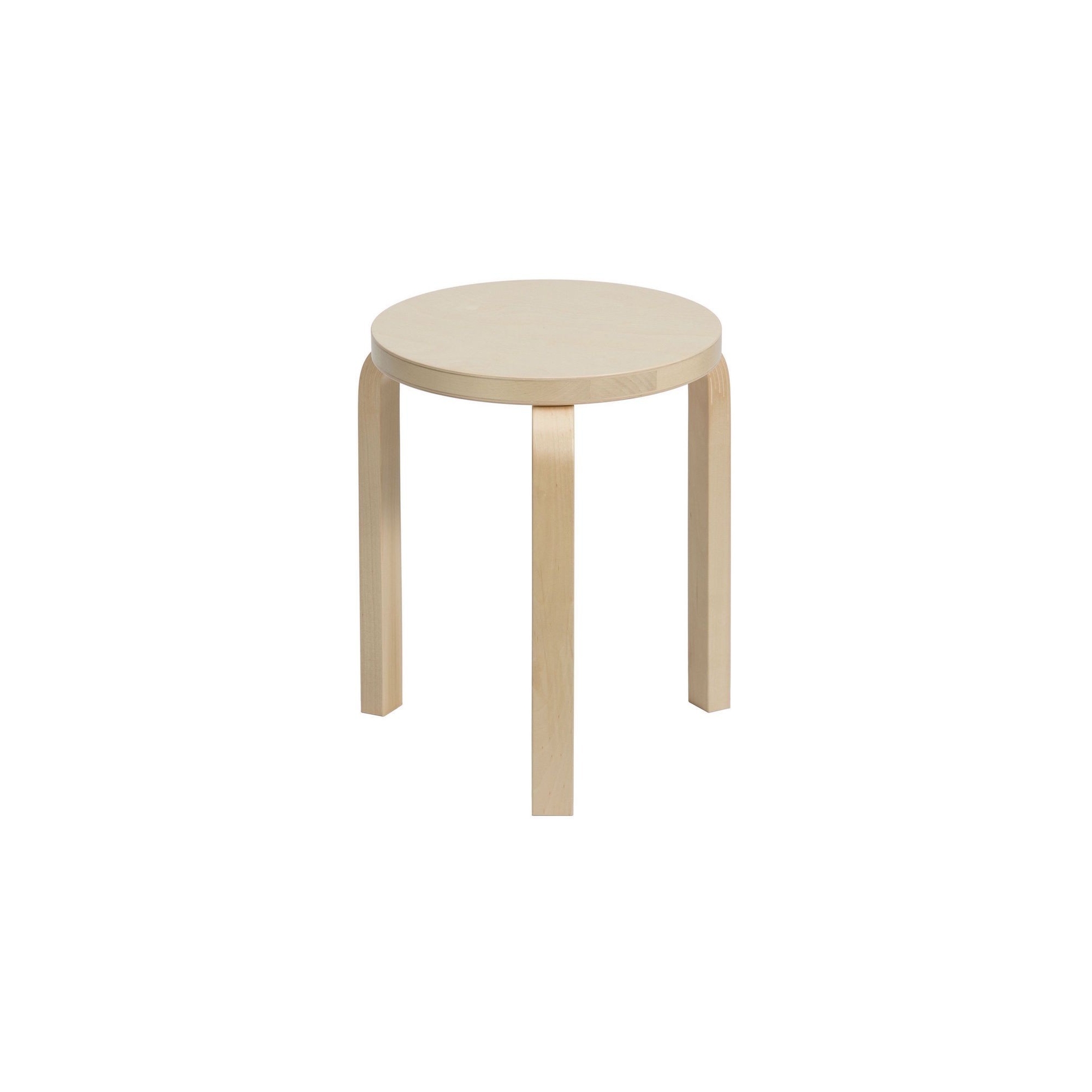 bouleau vernis naturel - Stool 60 - édition classique - Artek