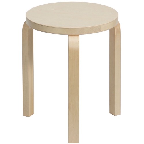 natural birch - Stool 60 - classic edition - Artek