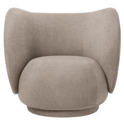 Ferm Living – Rico lounge chair, Bouclé sand