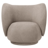 Ferm Living – Rico lounge chair, Bouclé sand