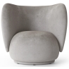 Ferm Living – Rico lounge chair, Faded Velvet 17 Concrete