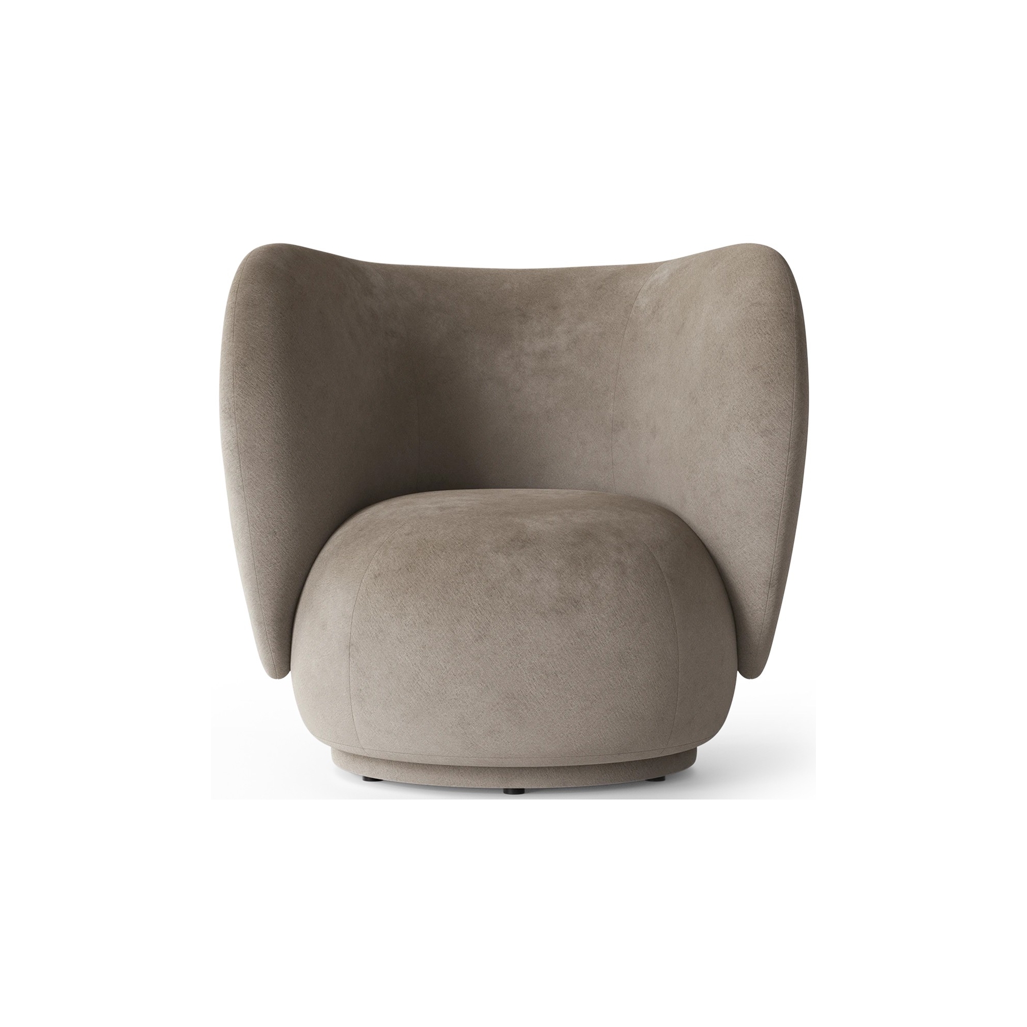 Ferm Living – Fauteuil Rico, Faded Velvet 26 Beige