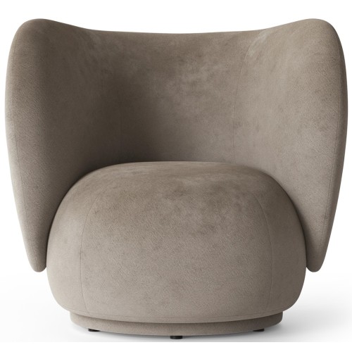 Ferm Living – Fauteuil Rico, Faded Velvet 26 Beige