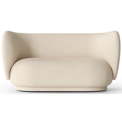 Ferm Living – Rico 2-seater sofa, Brushed off-white