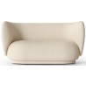 Rico 2-seater sofa – Brushed off-white - Ferm Living