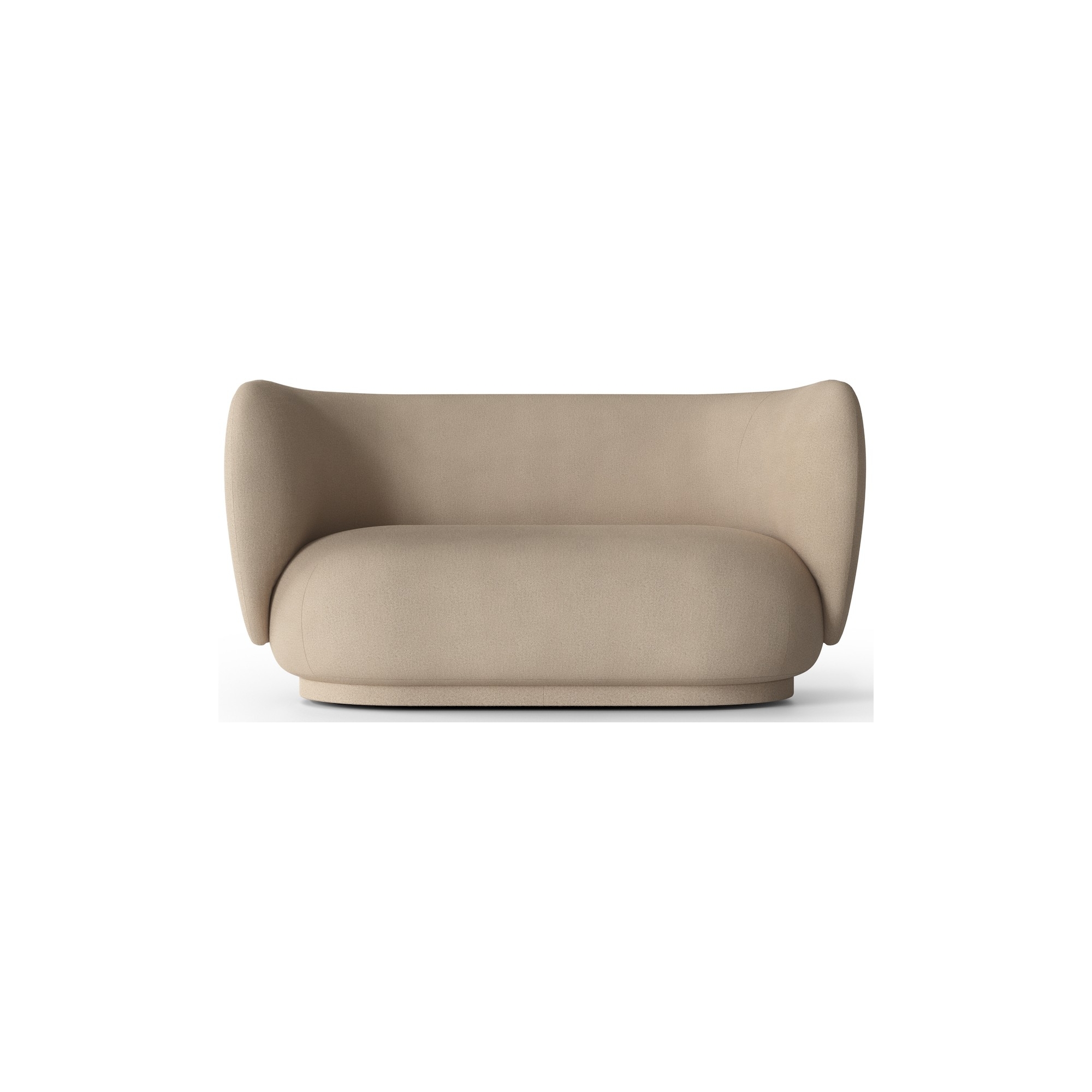 Ferm Living – Rico 2-seater sofa, Brushed sand