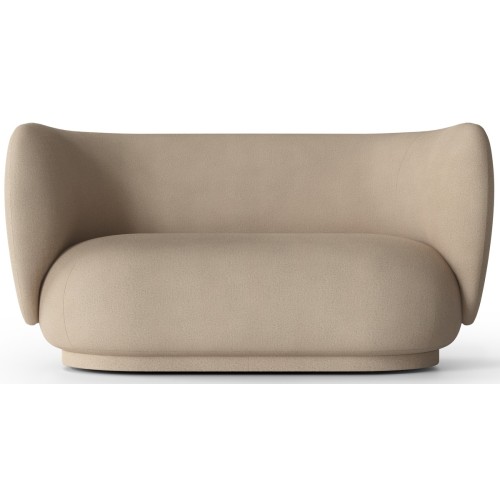 Ferm Living – Rico 2-seater sofa, Brushed sand