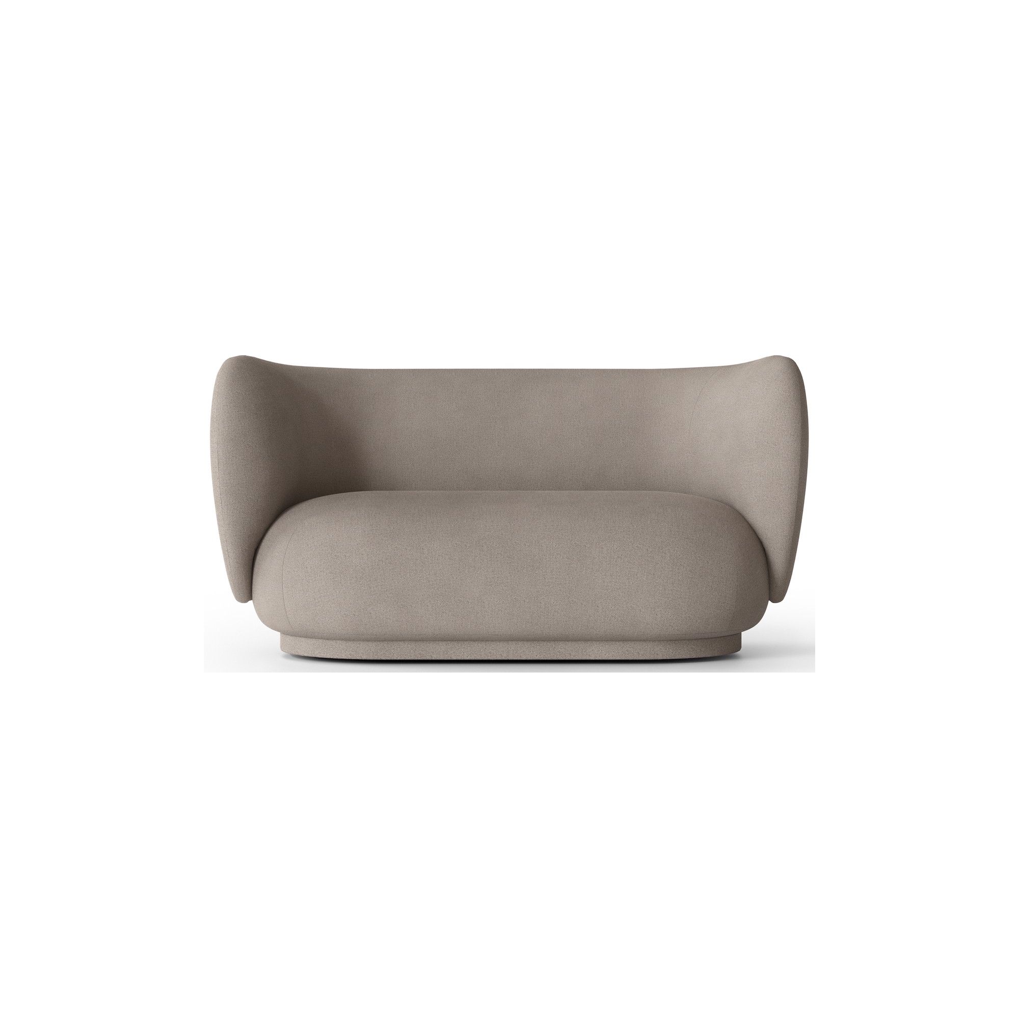 Ferm Living – Rico 2-seater sofa, Brushed warm grey