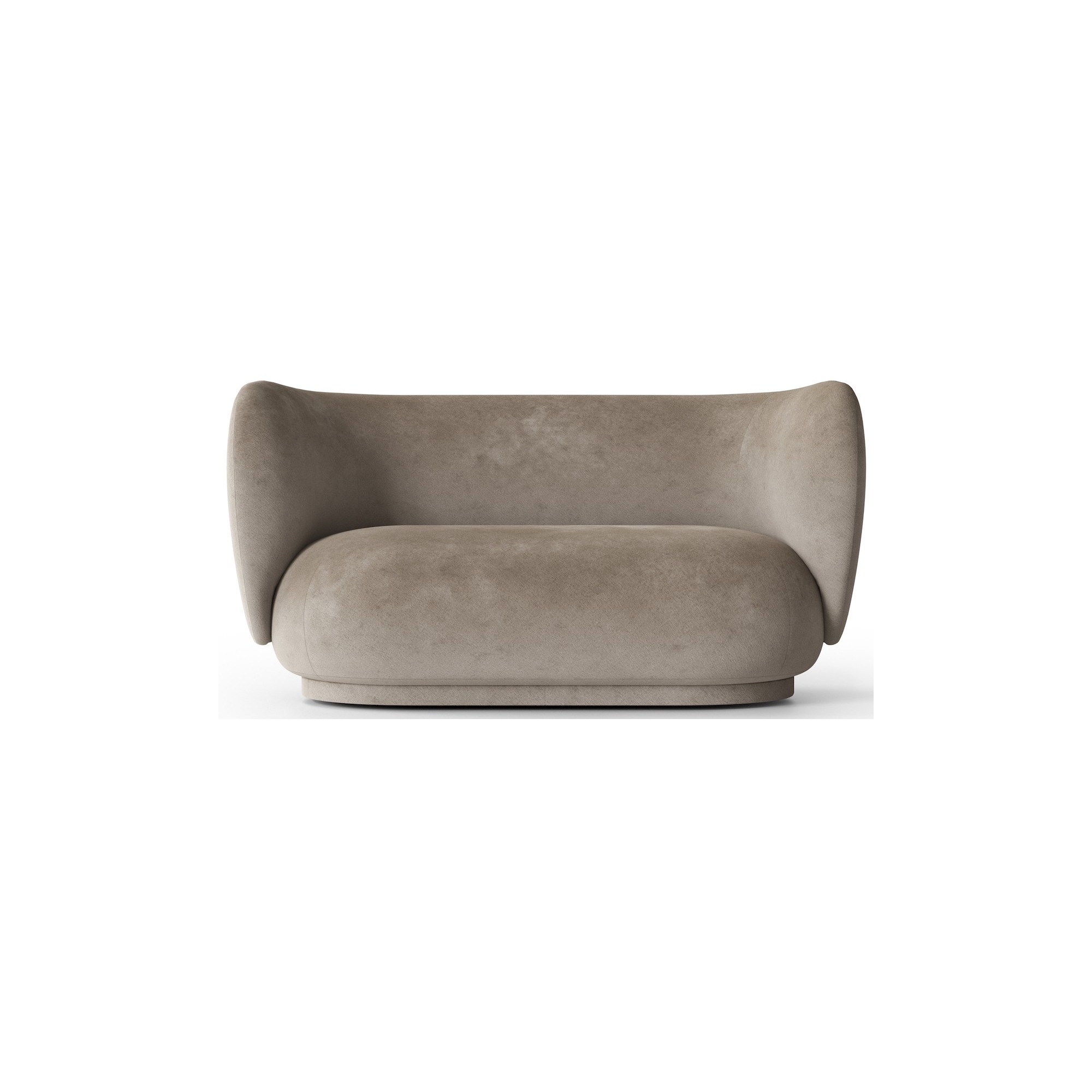 Ferm Living – Canapé 2 places Rico, Faded Velvet 26 beige