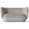 Canapé 2 places Rico – Faded Velvet 17 Concrete - Ferm Living