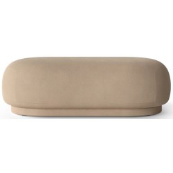 Rico ottoman – Brushed sand - Ferm Living