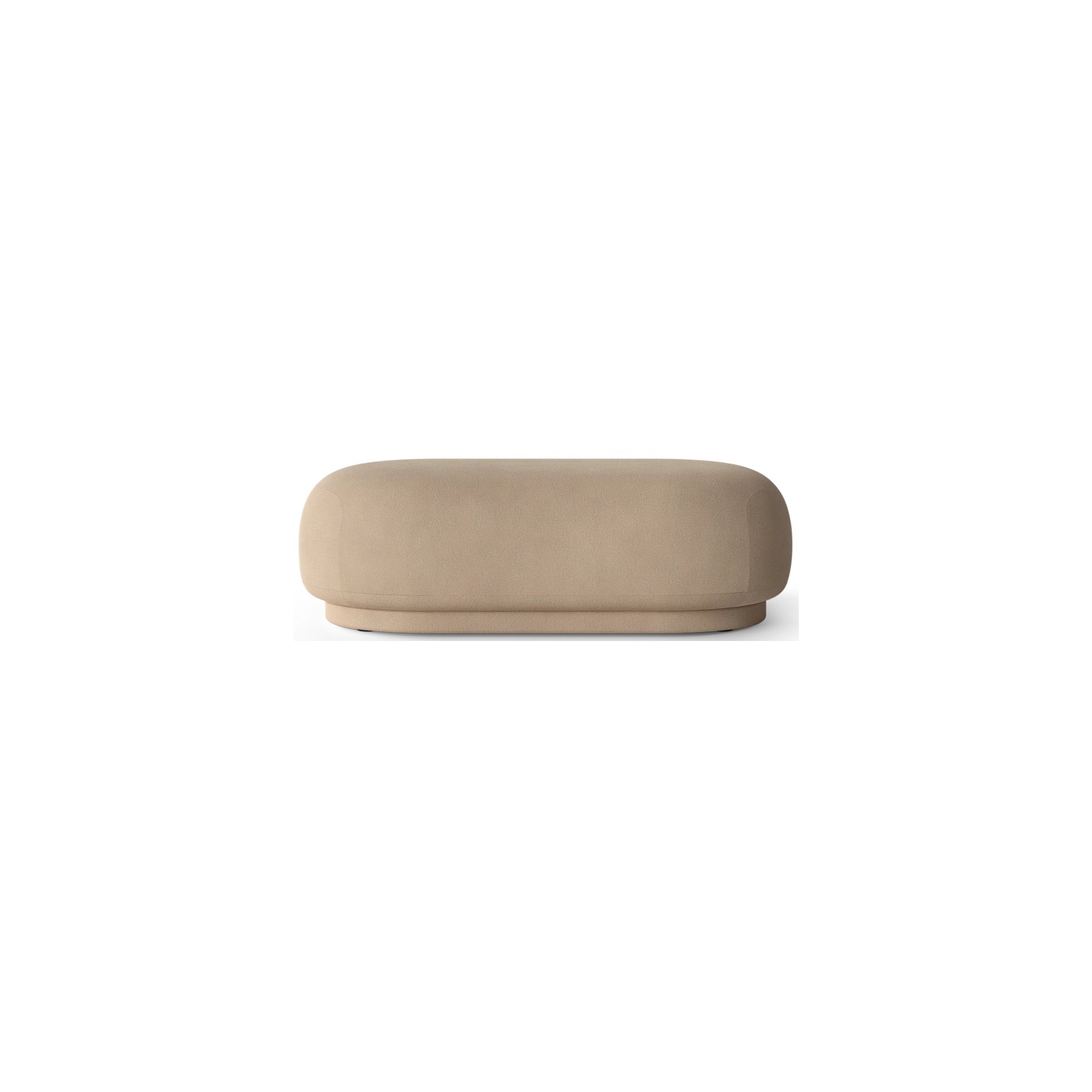 Rico ottoman – Brushed sand - Ferm Living